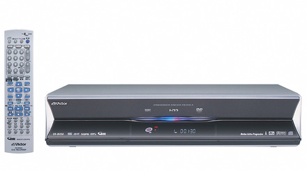 DR-MX50は、400GバイトHDD＆VHS＆DVDレコーダー。BSアナログチューナーと地上波アナログチューナー×2を装備