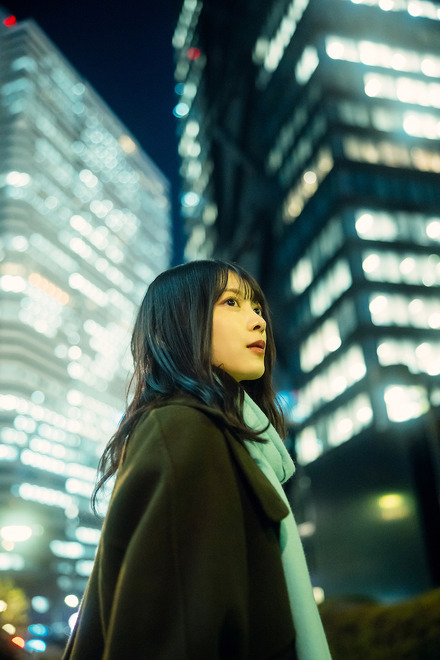櫻坂46・森田ひかる、夜の東京でスタイリッシュな姿を披露！ 『B.L.T.