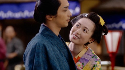『べらぼう～蔦重栄華乃夢噺～』花魁・誰袖役の福原遥　（C）NHK