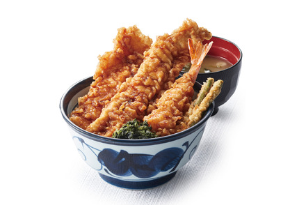 たれづけ大江戸天丼（みそ汁付）1,050円