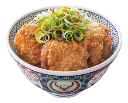 ピリ辛青ねぎから揚げ丼　629円