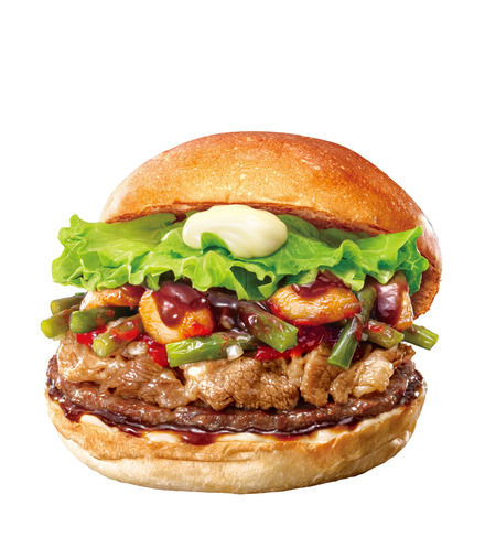 にんにく牛カルビバーガー　590円