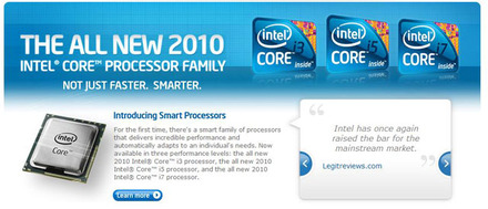 新CPUのCore i7/i5/i3シリーズ