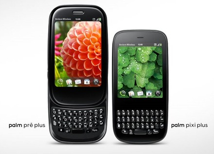 「Palm Pre Plus」「Palm Pixi Plus」