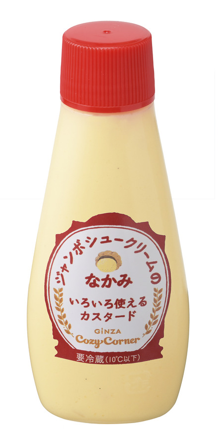 ジャンボシュークリームのなかみ（税込378円）