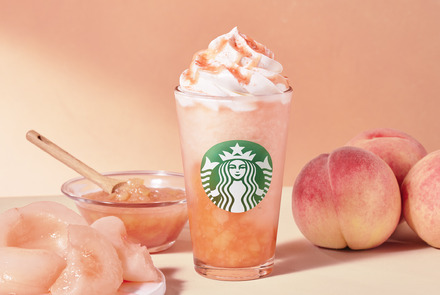 『ヘブンリー ピーチ フラペチーノ』Tallサイズ　＜テイクアウト＞707円
