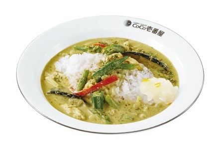 グリーンスパイスカレー　店内飲食　1,110円／テイクアウト　1,164円