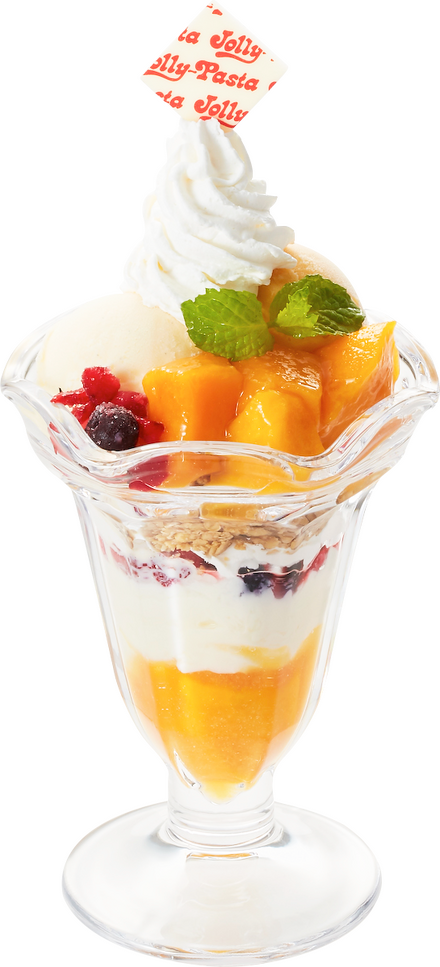 ごろっとマンゴーのパフェ（税込869円）