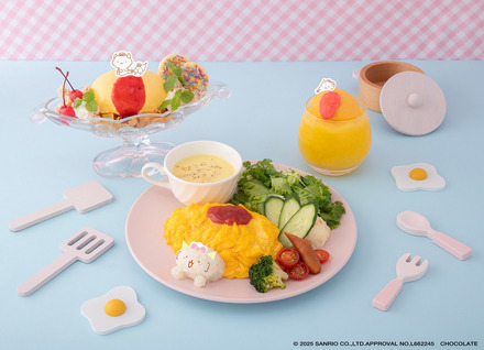 「がおぱわるぅのオムライスカフェ」©'25 SANRIO 　CHOCOLATE　著作（株）サンリオ