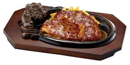 炭焼き国産リブロースステーキ価格：150g　2,680円（税込2,948円）