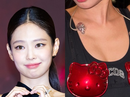 もはや事件…胸にハローキティ　BLACKPINK・ジェニーの“挑発的衣装”が話題「これを着こなすなんて」【PHOTO】