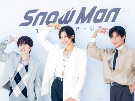 【独自写真】目黒蓮、ラウール、深澤辰哉がSnow Man韓国ポップアップストアに登場！前日には『カリスマックス』披露