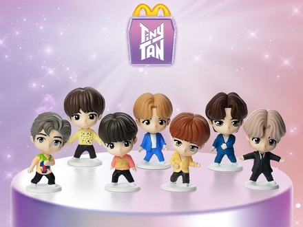 日本でも売ってほしい…！韓国マクドナルド、BTSキャラ「TinyTAN