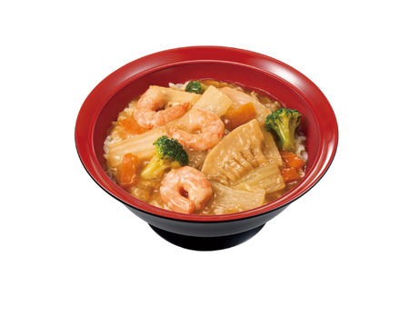 エビ中華丼（並盛）690円