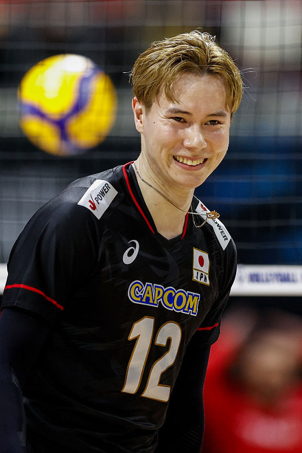 髙橋藍(Photo by Mark Fredesjed Cristino/Getty Images)