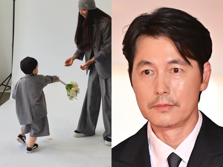 婚姻関係にないチョン・ウソンとの間に生まれた息子を突然公開 「父親を守りたい」と語っていた年下モデルに賛否