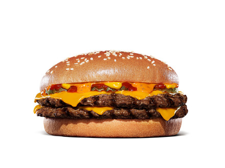 ダブルにんにく・ガーリックバーガー　単品1,090円、セット1,390円