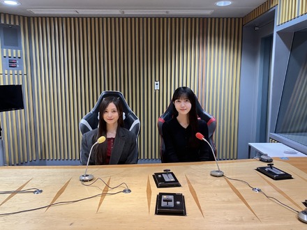 左から）井上和、久保史緒里『乃木坂46のオールナイトニッポン』