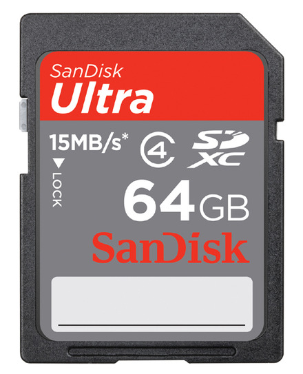 SanDisk Ultra SDXCカード 64GB