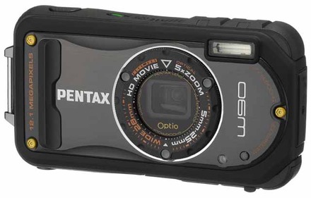 「PENTAX Optio W90」（ブラック）