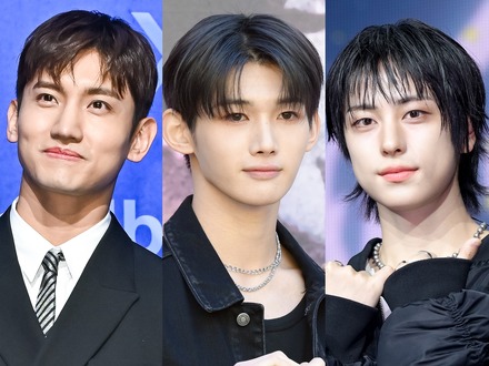 東方神起・チャンミン、&TEAM・JO×タキと仲良くピース!ほっこり“先輩後輩SHOT”に注目【PHOTO】