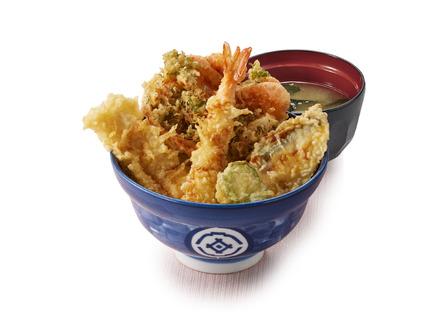 早春海老天丼(みそ汁付)1,090円(税込)