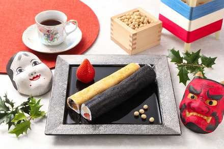 食事処「御山亭」「富岡紅茶といただく恵方巻クレープ」税込1,000円