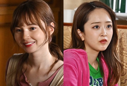 左から)マーシュ彩、みりちゃむ『リブート』(C)TBS