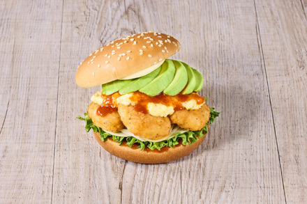 アボカドシュリンプバーガー ～ホットソース～　940円