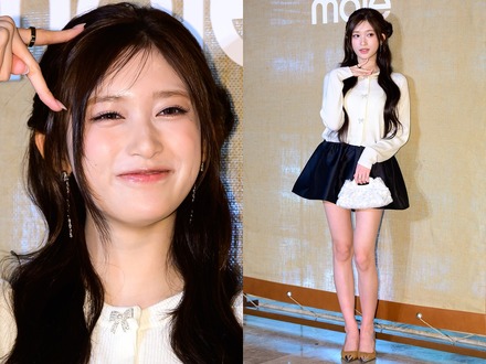 IVE・イソ、スラリと伸びる“脚線美”に視線集中！天使の笑顔でイベント会場を彩る