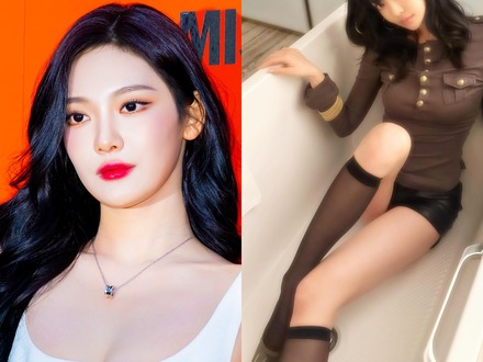 短すぎない…？aespa・ニンニン、“超ミニ丈”で太もも全開！バスタブで見せた大胆ポーズに悶絶