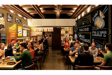 大阪王将、北米初店舗をロサンゼルスにオープン！餃子30種を楽しめる飲み屋スタイル 画像