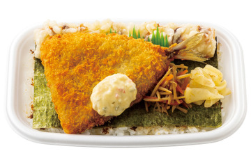 ほっともっと、大きなアジフライの“新のり弁”が復活！しょうが焼きとのコンボ弁当も登場 画像