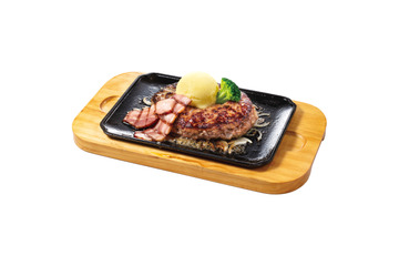 【肉の日】3倍の大きさ「1ポンド手ごねハンバーグ450g」ビッグボーイが3日間限定で提供 画像