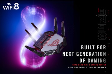 ASUS、WiFi 8ゲーミングルーター「ROG Rapture GT-BN98」発売 画像