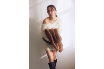 森香澄、女性らしさ引き立つニットコーデ披露！レディースブランド「RESEXXY」最新WEBカタログ公開 画像