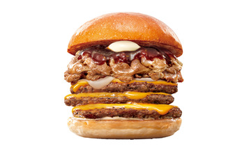 牛カルビに4種類のチーズを合わせた贅沢バーガー！ロッテリア、「ダブル絶品チーズ牛カルビバーガー」を26日より発売 画像