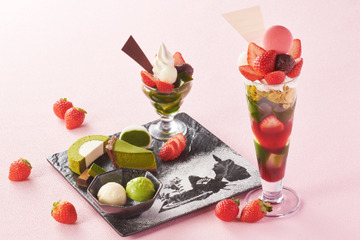 伊藤久右衛門、“源氏物語”テーマの「いちご抹茶スイーツ」提供開始！ 画像