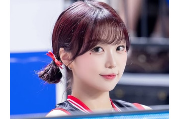 反則級の可愛さに悶絶！韓国人気チア、イ・ジュヒがシーズン終了を報告　猫耳＆赤リボン姿に注目 画像