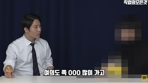 接待について語るA氏