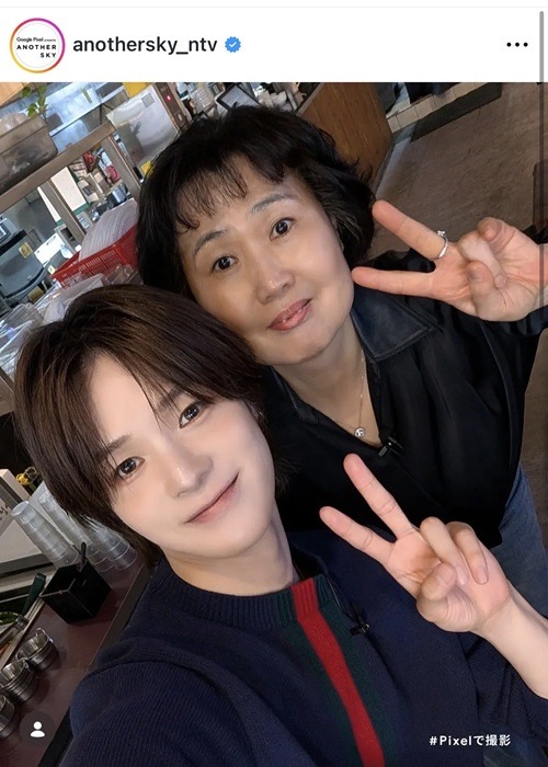 K(左)と店主