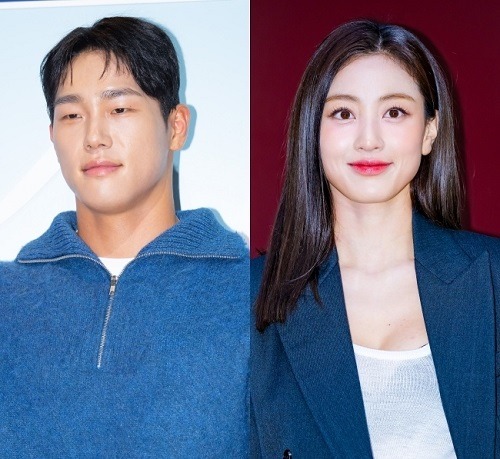 ユン・ソンビン（左）とTWICE・ジヒョ