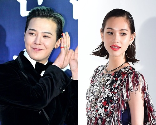 G-DRAGON（左）と水原希子