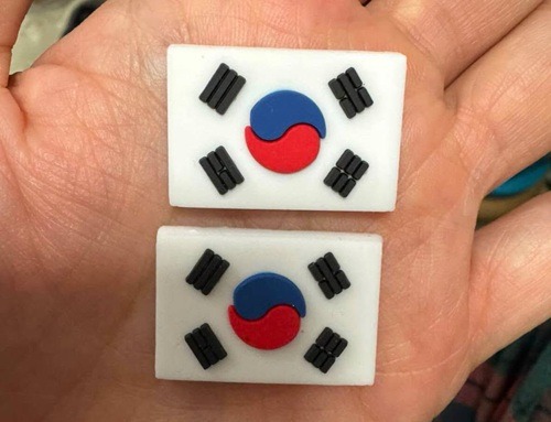 韓国国旗風のアクセサリー