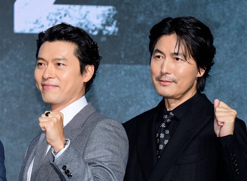 ヒョンビン(左)とチョン・ウソン