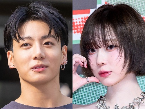 JUNG KOOK（左）とウィンター