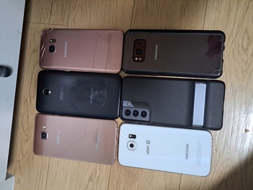 所持していた複数台のスマートフォン