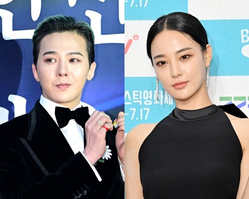G-DRAGON（左）とイ・ジュヨン