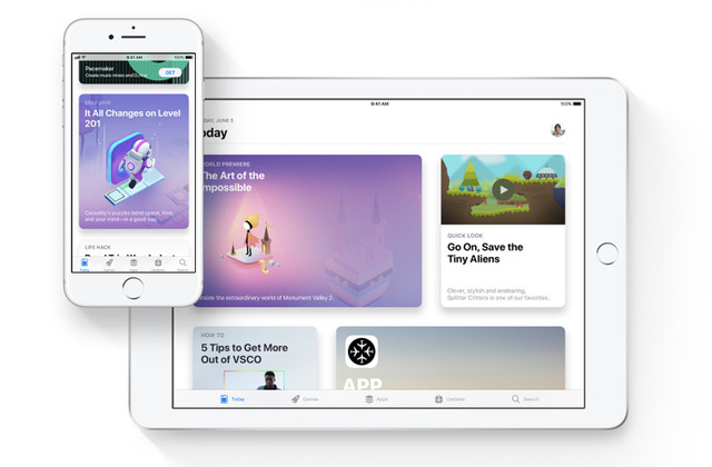 App Storeは大きく模様替え。Todayメニューを新設