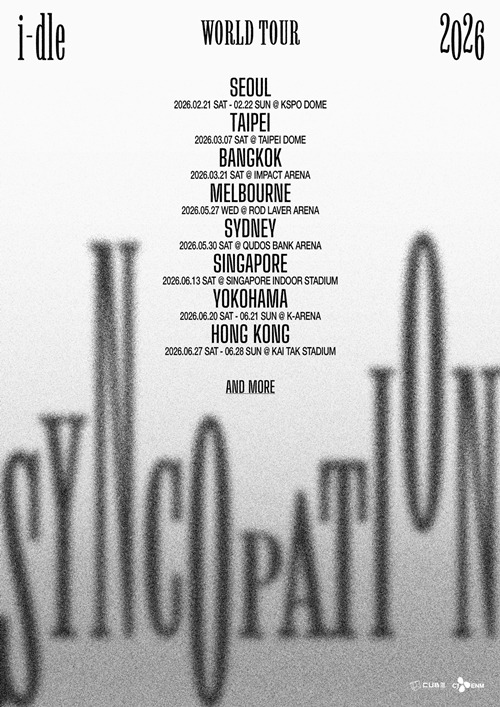 「2026 i-dle WORLD TOUR [Syncopation]」